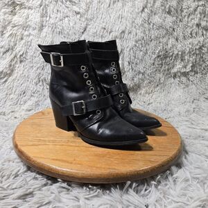 Grunge Y2K Steve Madden Boots Astrid Womens Size 6M Pointed Toe Ankle Boots